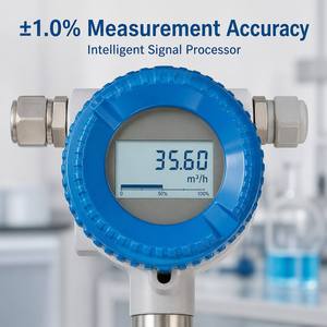 Débitmètre à bride intégrée CXLUGB DN15~DN80, sortie 4-20mA/impulsion pour la mesure de vapeur, de gaz et de liquides dans les pipelines industriels - Product Image 4