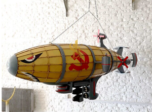 Modelo de Dirigible <span class=keywords><strong>Kirov</strong></span> de Metal Vintage, Réplica a Gran Escala para Decoración de Bares Temáticos de Juegos y Salas de Exposiciones - Product Image 5