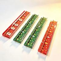 Supports de Mahjong de Noël Durables et Écologiques de 20 Pouces en Acrylique, Empileurs de Tuiles Personnalisables à Motifs de Noël, Ensemble d'Empileurs de Mahjong