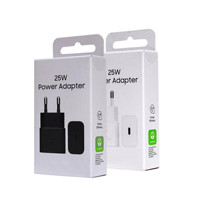 Chargeur USB-C EP-T2510 25W à charge ultra rapide pour Samsung Galaxy S26 S25 S24 S23 S22 S21 (compatible prises UE/US/UK)