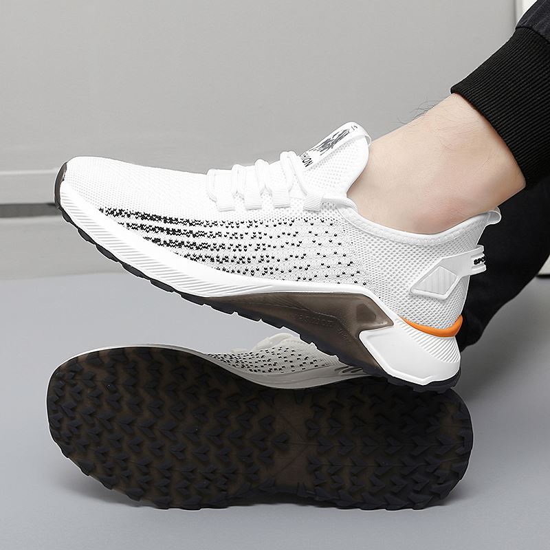High quality casual footwear for men uk sneakers custom summer breathable OEM mens shoes designer traction sole tennis shoes