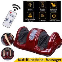 Masseur de pieds Shiatsu chauffant pour mollets et stimulateur électrique des pieds, appareil de massage pour les jambes et usage domestique
