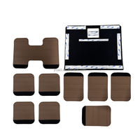 Accessoires de voiture Décoration intérieure Couverture intérieure en cuir grain de bois pour Suzuki Jimny 5 portes