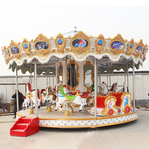 Manège à chevaux, carrousel avec remorque, équipement d'amusement à vendre - Product Image 2