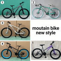 Vélo de montagne pliable à suspension en acier OEM, léger, 21/24/27 vitesses, pliable, 26 pouces