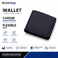 Portefeuille court en toile pour hommes et femmes, fin, à double pli, avec fermeture éclair, porte-cartes en tissu denim pour hommes, sans logo, personnalisable OEM