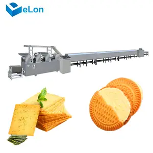 Otomatik çerez bisküvi makinesi üretim hattı gevrek bisküvi yapma makinesi