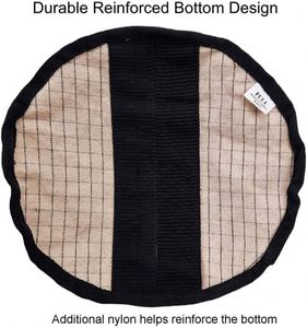 Échantillon gratuit - Sac à foin pour chevaux en polyester ultra-résistant avec fond en toile, à alimentation lente, à 4 côtés, avec ouvertures de 3,5 po et 1,75 po - Product Image 3