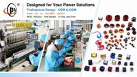 Transformateur de distribution toroïdal vertical haute fréquence EE42 RoHS, bobinage en cuivre, résistant aux hautes températures, sortie 12V