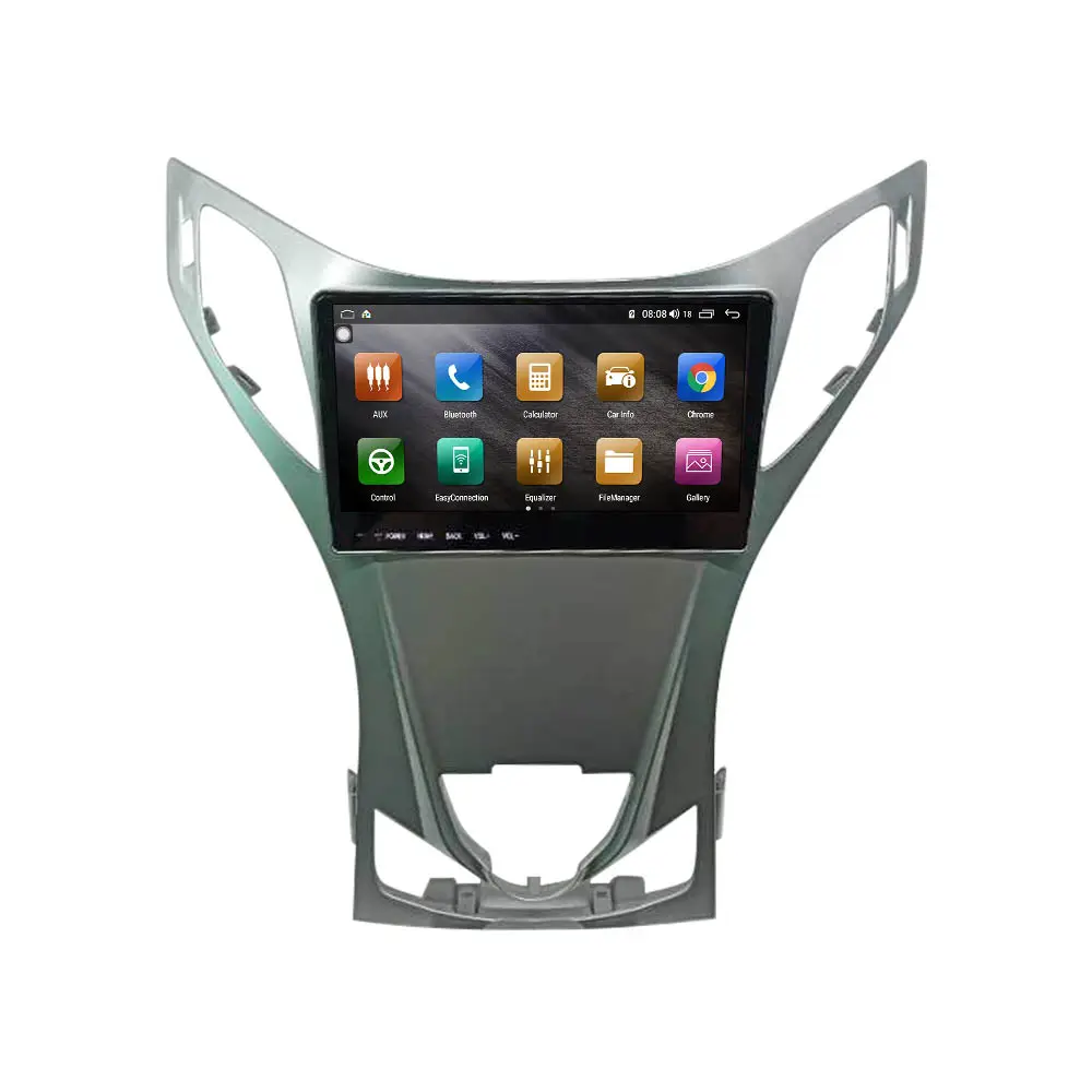 Zwnavigation GPS avec lecteur DVD multimédia, modèle Hyundai Azera 10.0 2011, Android 2012, lecteur DVD, stéréo, unité d'impression pour voitures
