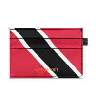 Porte-cartes minimaliste double face imprimé Yap Flag, best-seller, pour hommes et femmes