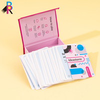 Cartes de questions familiales personnalisées de qualité supérieure pour les conversations quotidiennes à la table, en carton avec pelliculage mat, jeu de cartes écologique