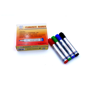 Marqueur permanent effaçable multicolore SHIRLEY YA 4-en-<span class=keywords><strong>1</strong></span>, pointe pinceau imperméable, largeur d'écriture 6 mm, pour l'école - Product Image 5