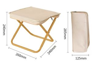 Chaise pliante de type sac à main pour activités de plein air - <span class=keywords><strong>Petit</strong></span> tabouret pour la plage, le camping, les voyages, la pêche et les loisirs - Product Image 4
