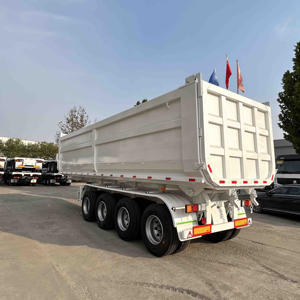 Semirremolque Volquete Trasero de Acero de Alta Resistencia Personalizado, 3 Ejes, 25CBM 30CBM, 12r22.5, Shandong, en Venta, Carga Útil de 20-25T - Product Image 3
