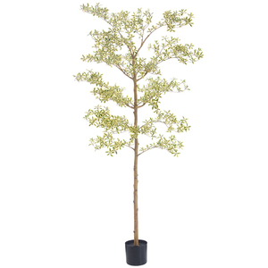 Oh Arts, <span class=keywords><strong>olivier</strong></span> artificiel résistant aux UV, plante <span class=keywords><strong>en</strong></span> <span class=keywords><strong>pot</strong></span> persistante, <span class=keywords><strong>olivier</strong></span> artificiel, plante artificielle, bonsaï <span class=keywords><strong>d</strong></span>'extérieur - Product Image 4