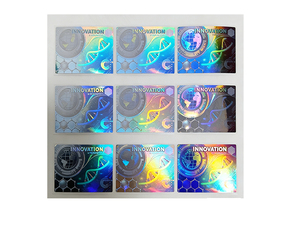 Custom Holographic 2D/3D Laser Security Stickers Anti-counterfeit <b>Waterproof</b> Heat-Resistant PET <b>Labels</b> for Pet Packaging - Product Image 6