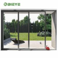 Fenêtres coulissantes horizontales en aluminium avec stores enrouleurs et moustiquaire en acier inoxydable pour cuisine, usage extérieur, villa, nouveauté
