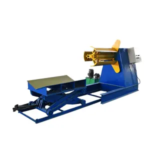 8T hydraulic aluminum uncoiler galvanized sheet metal decoiler Hydraulic unwinder machine