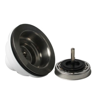 <span class=keywords><strong>TALEA</strong></span> - Kit de Plomería con Colador de Fregadero de Cocina Moderno de Acero Inoxidable de 3 1/2 Pulgadas y Tapón de Drenaje - Garantía de 5 Años - Product Image 2