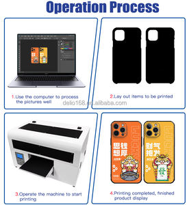 Imprimantes à jet d'encre à bas <span class=keywords><strong>prix</strong></span> Machine d'impression de logo A4 imprimante UV A4 multifonctionnelle à plat pour coque de téléphone de balle de golf - Product Image 4