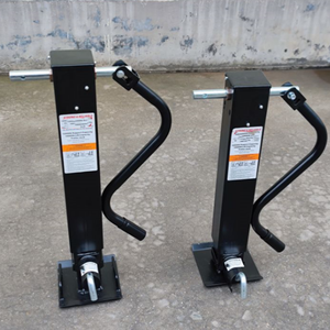 12000 LB Ống Vuông xô thẳng đáy phẳng Trailer Jack hàn Jack-chân đòn bẩy-Thả chân W/mùa xuân trở lại-sidewind - Product Image 3
