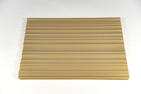 205*11 Panneau de protection de l'environnement facile à installer Décoration murale Intérieur Bois Plastique Tôle ondulée Panneau mural