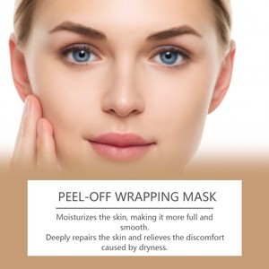Masque peel-off au <span class=keywords><strong>lait</strong></span> <span class=keywords><strong>de</strong></span> chèvre et à la vitamine E HOYGI, hydrate en douceur, nettoie en profondeur, améliore l'élasticité, laisse la peau du <span class=keywords><strong>visage</strong></span> douce et éclatante - Product Image 3