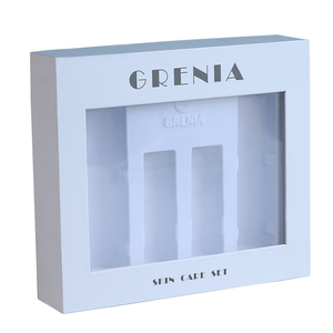 cuidado de la piel <span class=keywords><strong>productos</strong></span> embalaje blanco caja de regalo con ventana PVC transparente tapa - Product Image 6