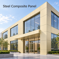 Panneau composite en acier sur mesure, revêtement PVDF, plaque argentée pour façades de bâtiments commerciaux