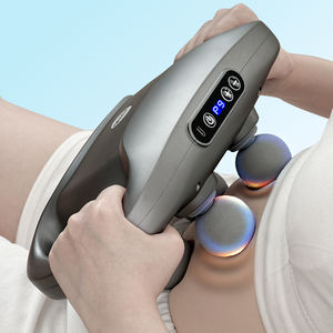 OEM بطارية قابلة لإعادة الشحن لاسلكي مسدس الوجه الأنسجة العضلية العميقة الاهتزاز الرياضي 4 رؤوس مسدس تدليك - Product Image 5