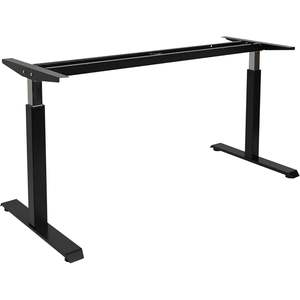 Base de table pneumatique réglable en hauteur Alera, 26-1/4 po à 39-3/8 po, noire, pour bureaux d'ordinateur - Product Image 6