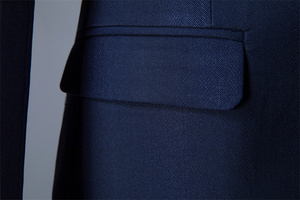 Costumes pour hommes d'affaires <span class=keywords><strong>bleu</strong></span> <span class=keywords><strong>marine</strong></span> de nouvelle conception 2024, costumes <span class=keywords><strong>sur</strong></span> <span class=keywords><strong>mesure</strong></span> pour les mariages et les fêtes - Product Image 5