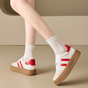 Chaussures pour femmes <span class=keywords><strong>Grand</strong></span> Court Alpha cuir mode polyvalent semelle épaisse décontracté Ultra léger décontracté sport conseil baskets - Product Image 6