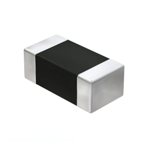 Manufacturer Channel CAP CER 100UF 10V X5R 1210 LMK325BJ107MM-T 100 uF 1210 (3225 Metric) Surface Mount MLCC Ceramic Capacitor - Product Image 1