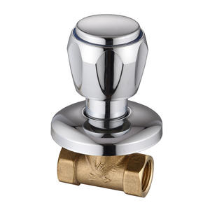 Robinet encastré en laiton Morning Dew 1/2 pouce, réglable, pour alimentation en eau de douche murale dans la salle de bain - Product Image 2