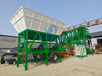 Ligne de production de béton mélangé à l'eau 1m3 2m3 par lot en vente