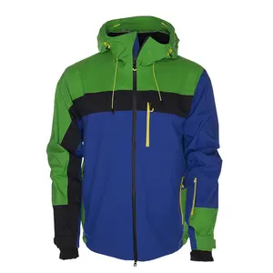 เสื้อแจ็คเก็ตสกีแข่งคุณภาพสูงสุดในฤดูหนาวที่อบอุ่นหนาเสื้อแจ็คเก็ตสกี Primaloft ที่ถอดออกได้
