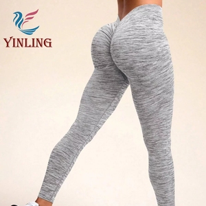 Venta al por mayor elegante de alta calidad suave desnudo sensación pantalones acampanados mujeres Pilates deporte al aire libre todo en partido de cintura alta <span class=keywords><strong>Lulu</strong></span> Yoga Leggings - Product Image 3