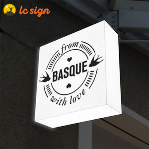 Hộp Đèn Acrylic Trắng Hiện Đại Thời Trang Bảng Hiệu Hộp Đèn Ngoài Trời Cửa Hàng - Product Image 6