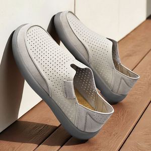 Zapatillas Deportivas Amarillas con Punta Redonda, Estilo Slip-On, Parte Superior de Gamuza de Color Sólido, Suela de Goma, Entresuela de EVA, Transpirables, Zapatos de Verano para Hombre - Product Image 2