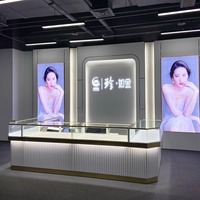 Vitrine de conception 3D de meubles de bijouterie personnalisée très vendue pour vitrine de magasin optimale pour l'affichage de la devanture de magasin