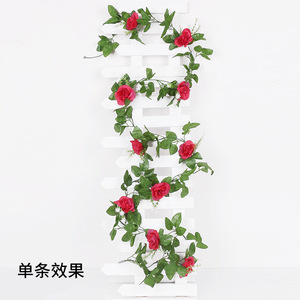 Guirlandes de roses artificielles Pioneer, 10 têtes, fleurs en soie résistantes aux intempéries, pour décoration intérieure de mariage - Product Image 4