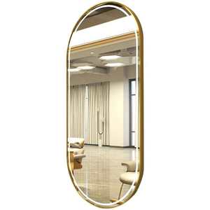 Espejo de Pared LED Grande con Forma de Oro para Salón de Belleza, Espejo de Maquillaje y Peluquería para Muebles de <span class=keywords><strong>Barber</strong></span>ía - Product Image 2