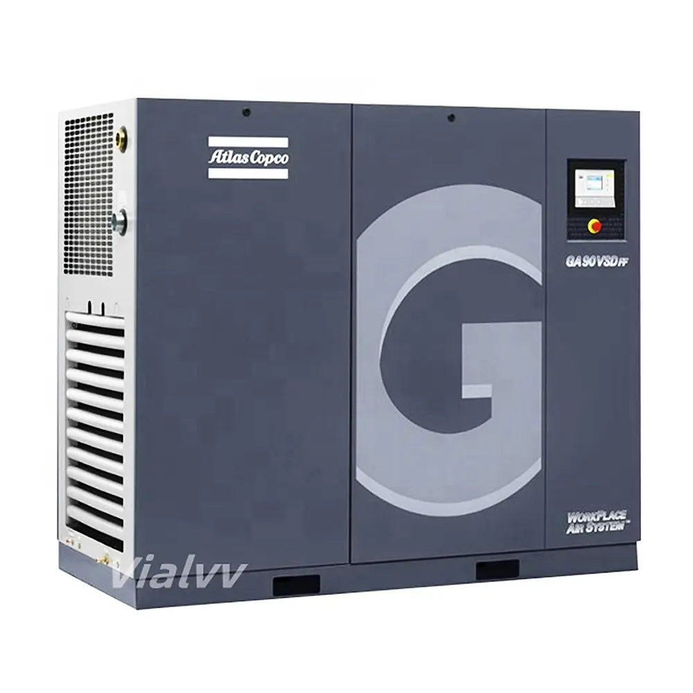 GA75 Atlas Copco 75kw GA 75 GA75VSD + tornillo compresor de aire AtlasCopco 75 kw 100 hp Atlas GA75 VSD 100hp AirCompressor