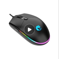 Souris filaire de jeu Yunli Ymi en gros, interface USB, suivi laser, 3200 DPI, rétroéclairage RVB, en stock pour ordinateur PC portable