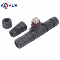 Connecteur à verrouillage rapide sans vis 3Pin T M25 25A Adaptateur IP68 pour modules d'éclairage LED au projet de pilote
