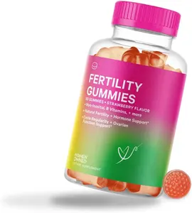 Fertilidade prenatal vitaminas gummies inositol + vitamina b6 + dobrado suplementos de fertilidade