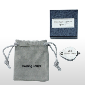 20x High-quality Hasting Loupe with Optical Glass Triplet Lens, Mini Jewelry Loupe Stainless Body - Product Image 2