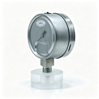 New Arrival Stainless Steel Pressure Gauge -40~100℃ Medium Temp High Precision Industrial Pressure Instrument